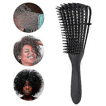 Integrated Plastic Octopus Comb Compatible With Afro Textured Kinky Wavy / Wet / Dry / Long Thick Curly Hair