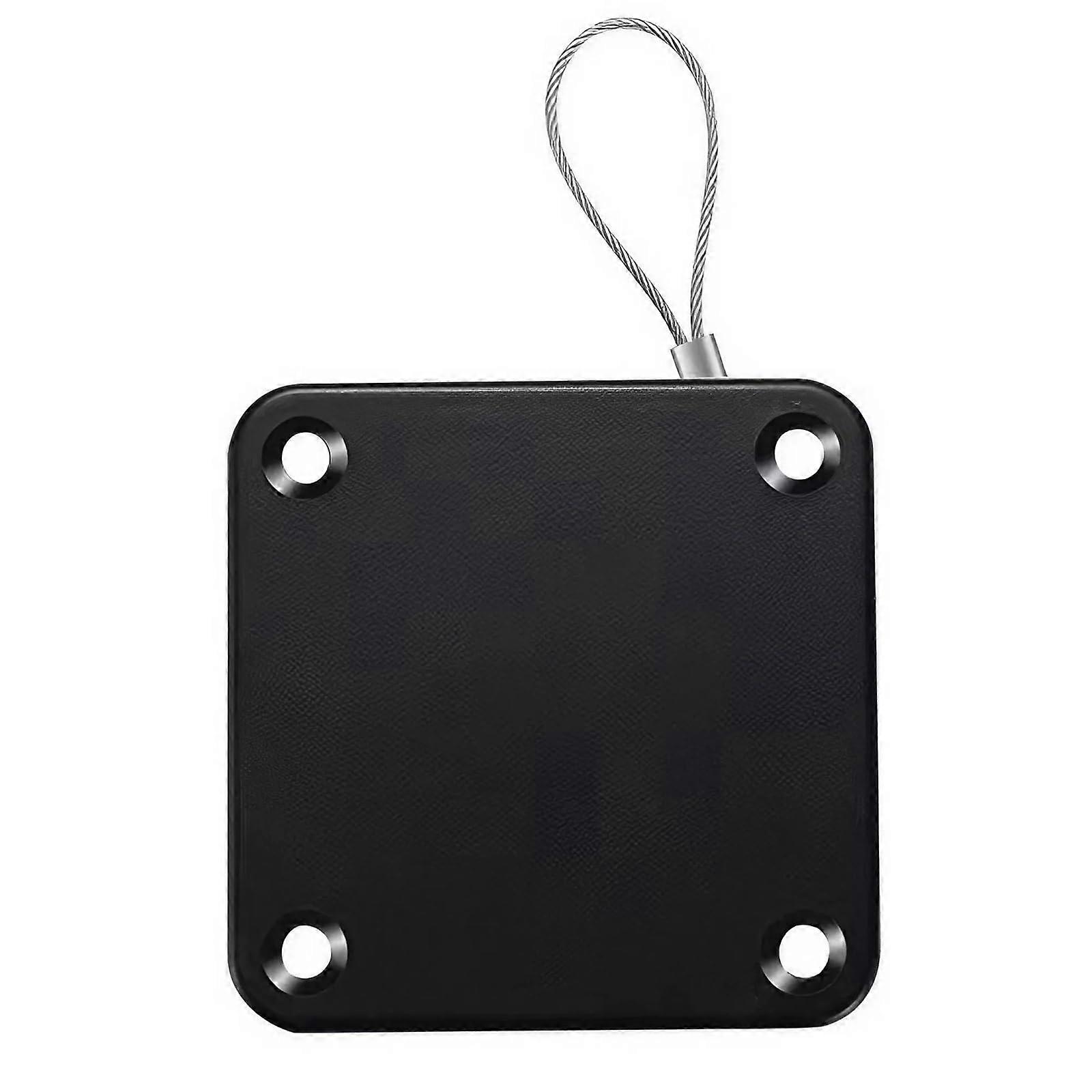 Black Adjustable Automatic Door Closer with Punch Installation for Home Improvement