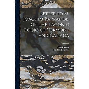 Kirje M. Joachim Barrandelle, Vermontin ja Kanadan takonisista kivistä [mikromuoto]