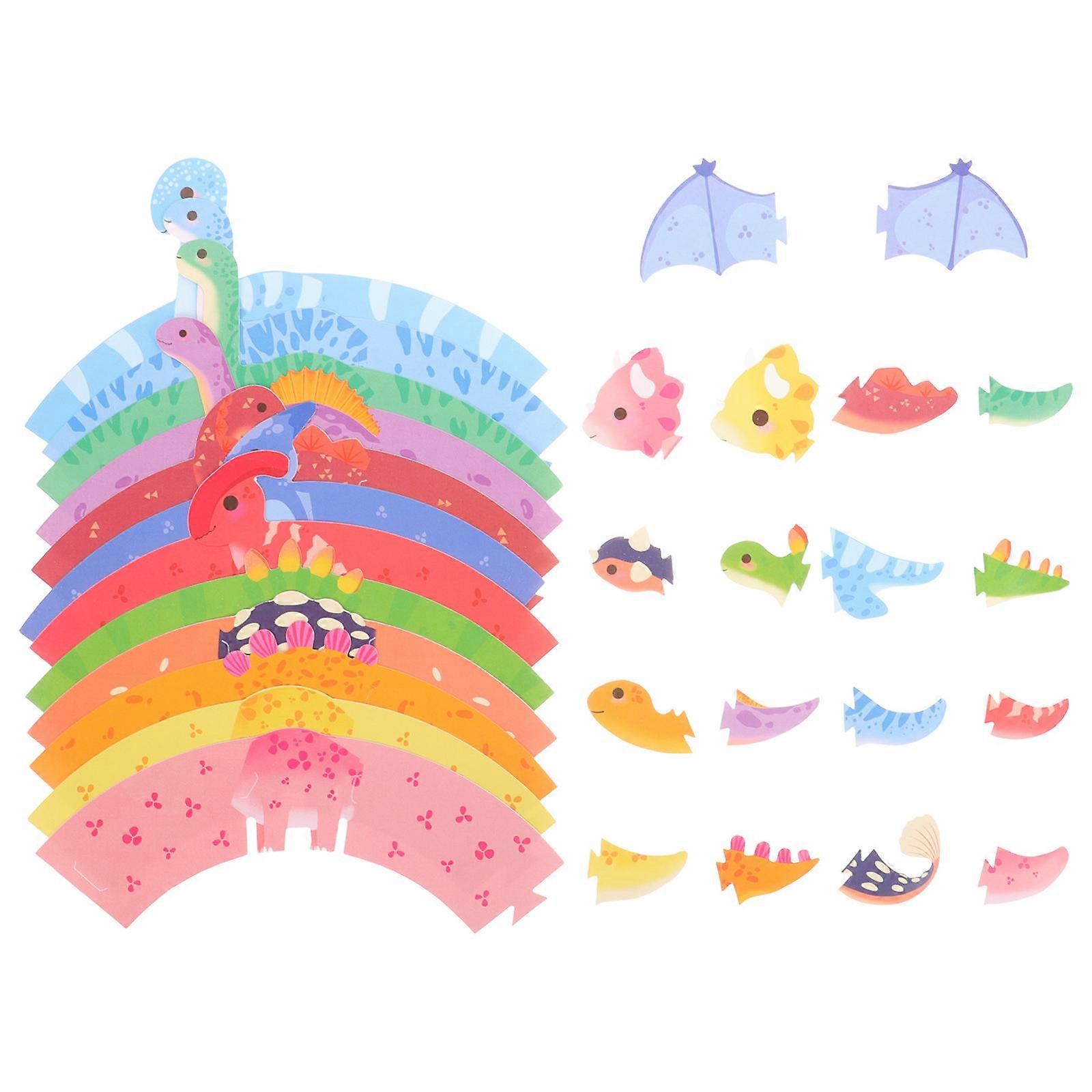 12Pcs Assorted Color Egg Cake Border Paper Cupcake Liners for Baking