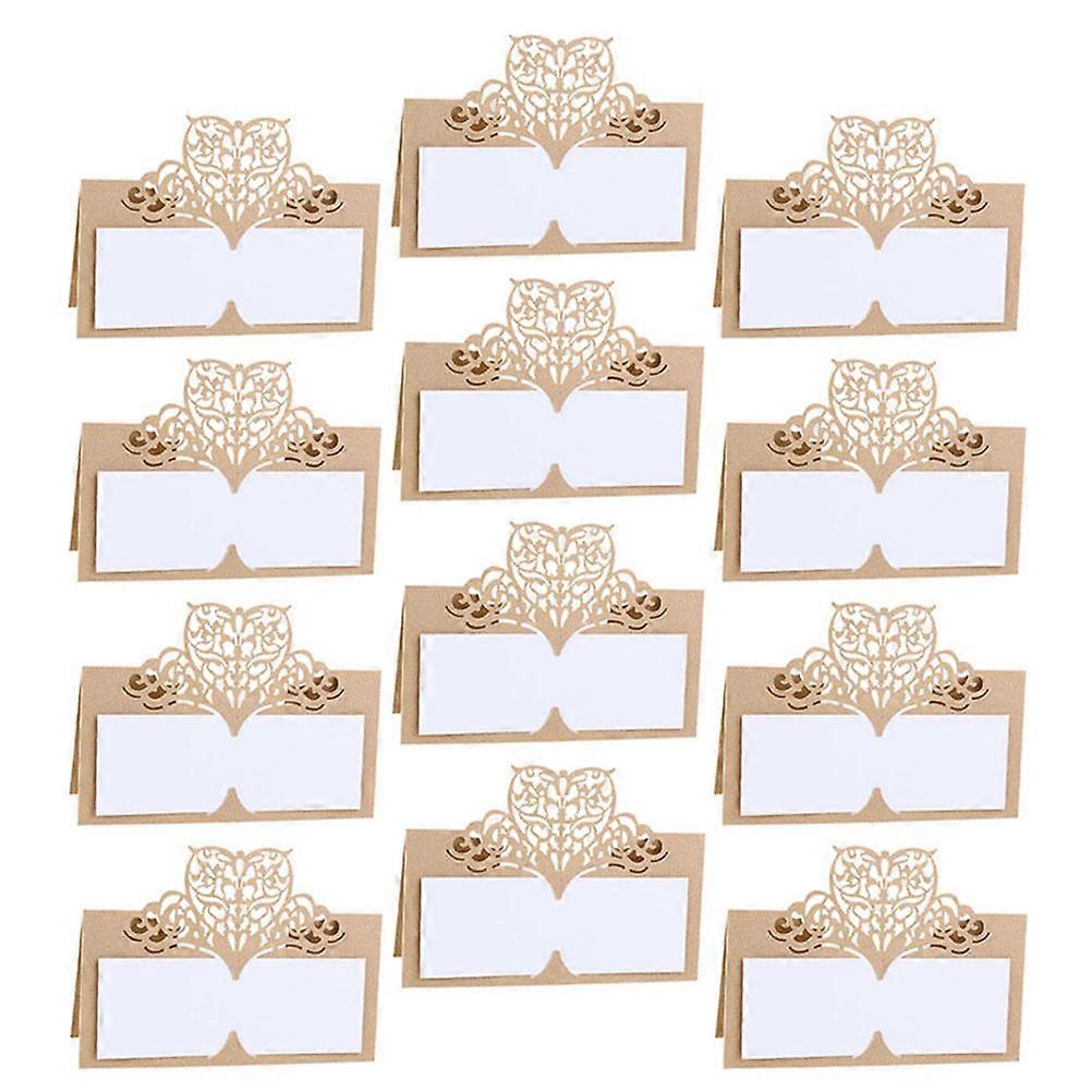 Golden Wedding Table Cards for Decorative Use 25Pcs Multi-Function Signs