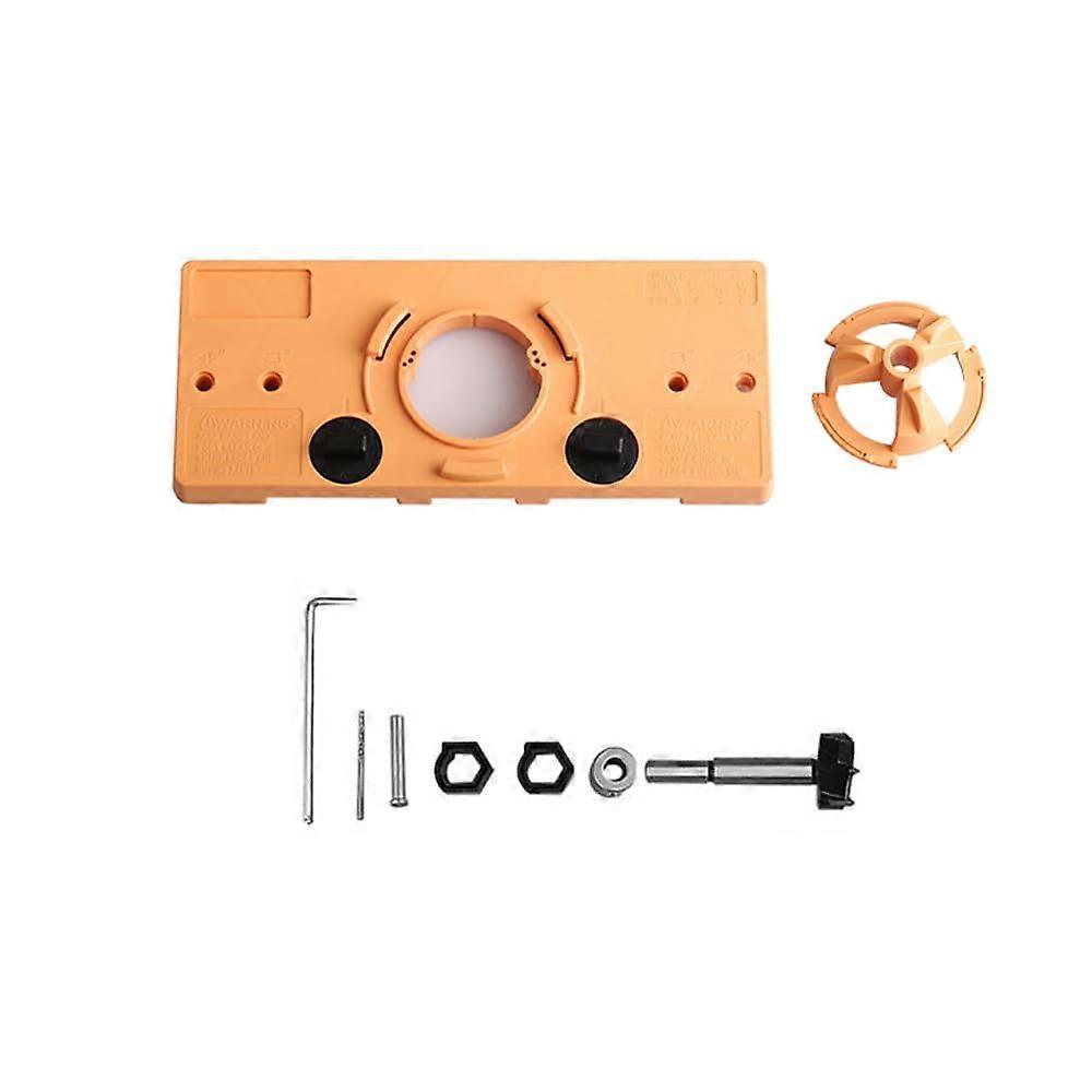 Hinge Jig and Door Hinge Mortiser with Adjustable Template for Precise Cabinet Installation