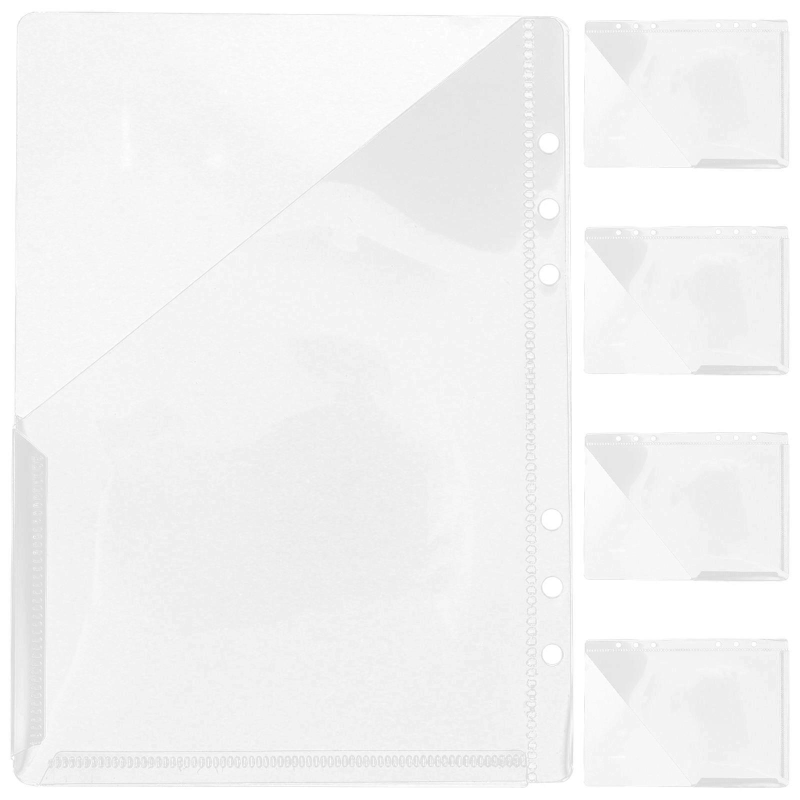 Wear-Resistant File Pockets Practical Document Folder for Home 5Pcs