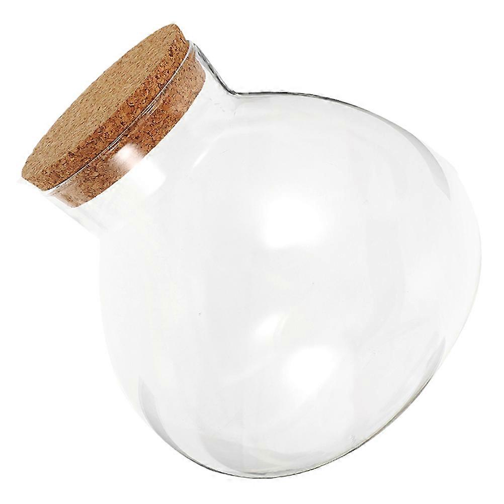 Ecological Round Glass Jar for Tea Making with