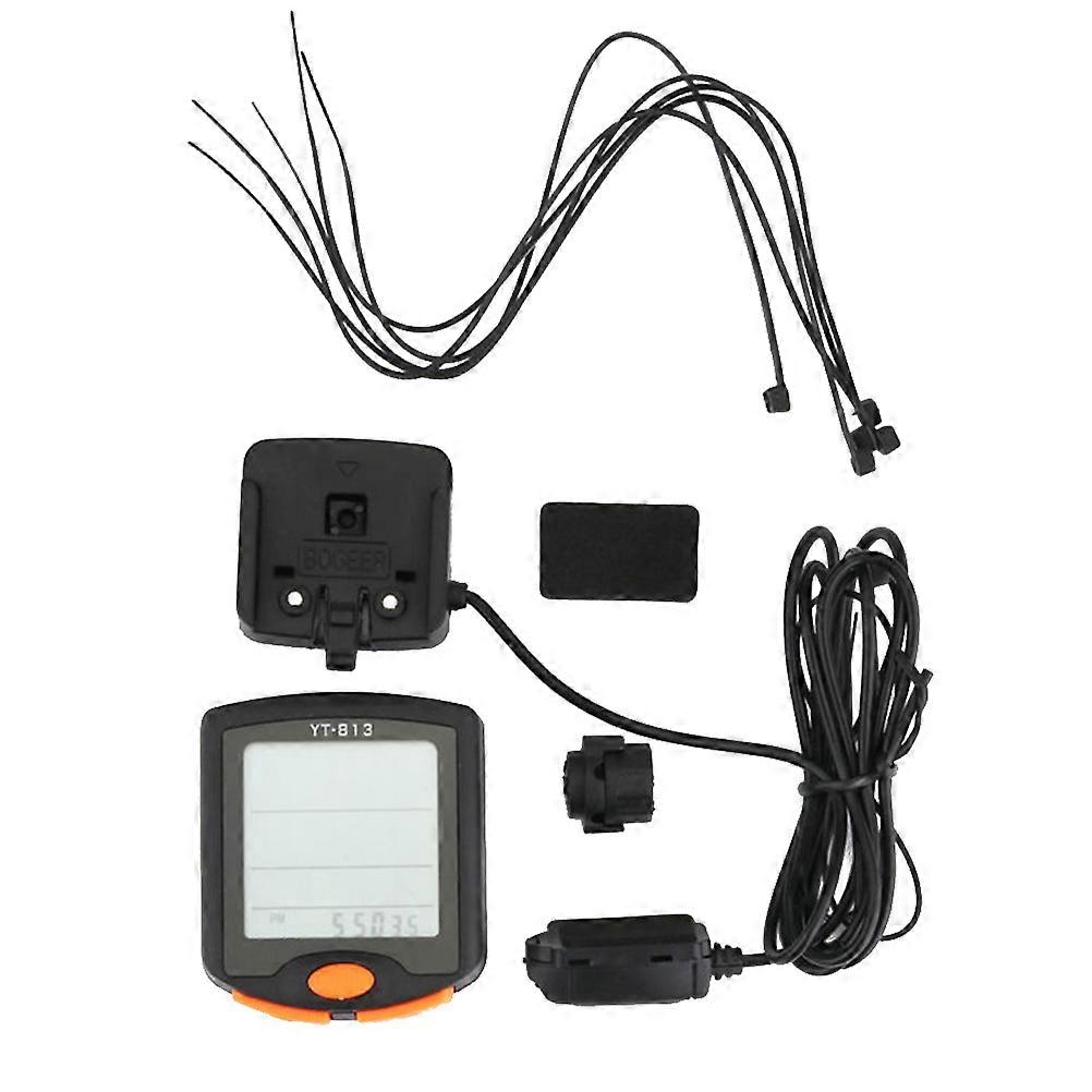 Bike Speedometer Wired with Stopwatch Function 2Pcs for Cycling