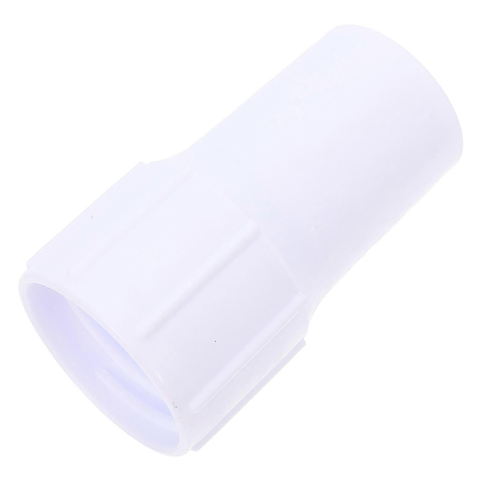 White PVC Pool Vacuum Suction Pipe Connector