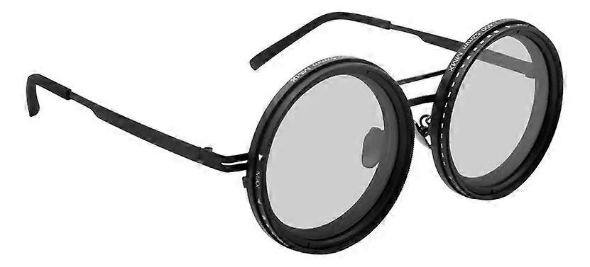 Round Polarized Sunglasses with Adjustable Tint