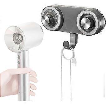 Magnetischer Haartrocknerhalter, kein Bohren erforderlich, Wandmontage, abnehmbar und wiederverwendbar, passend für die meisten Haartrockner