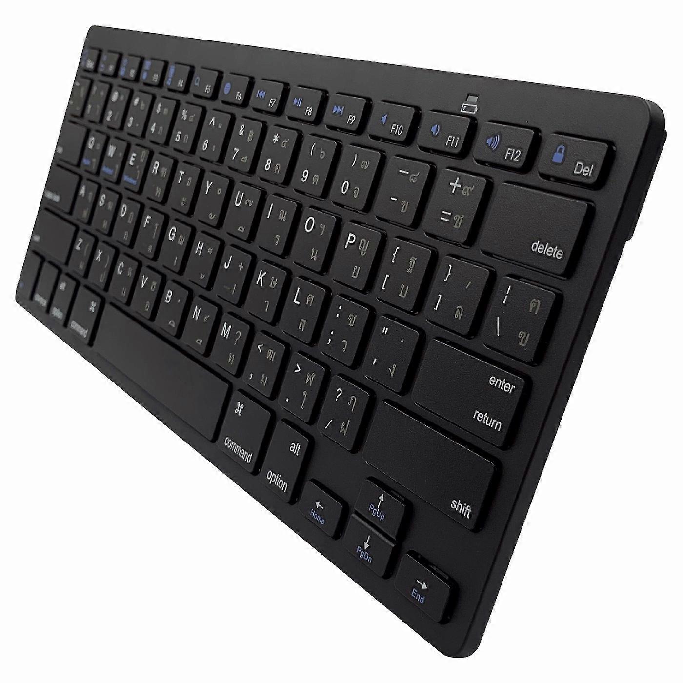 [Version thaïlandaise] X5 Noiseless 78-Key Ultra Thin Wireless compatible Bluetooth pour iPad iPhone