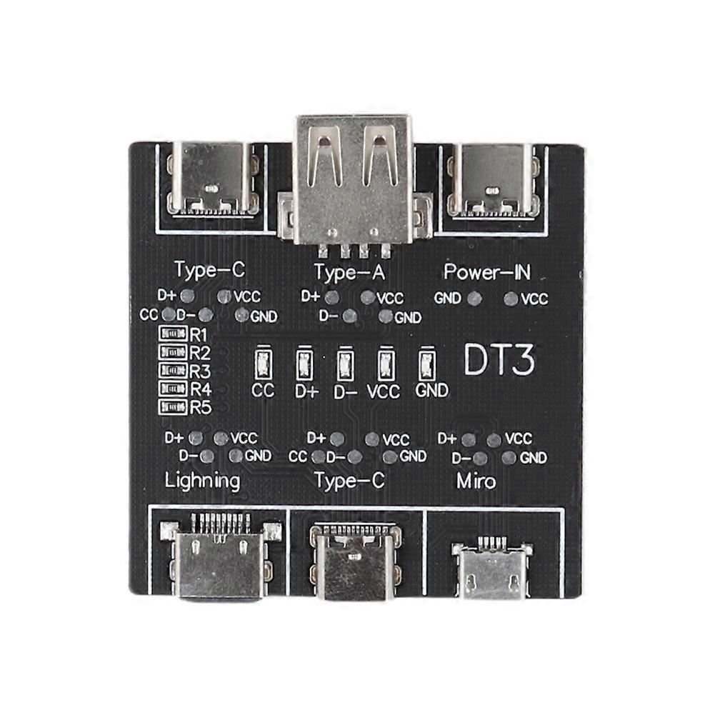 DT3 Cable Tester Type-C Data Cable Test Board Data Cable Detection Board Cable Checker compatible with iOS Android