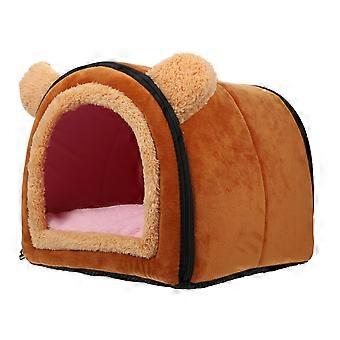 Hamsternest/Hamsterbett für warmen Schlaf Ihres Haustieres, 1 Stück, Kaffeefarbe