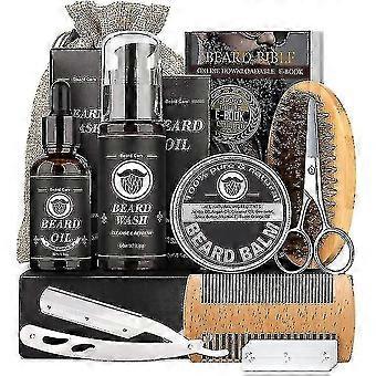 Kit per la cura della barba da uomo - Set per la cura dei baffi - Regali per la festa del papà