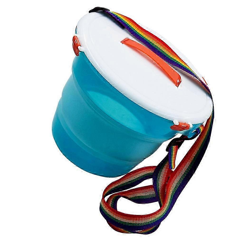 Seau de pêche pliable avec couvercle
