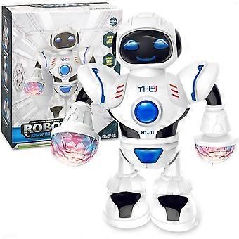 Automatic Electric Dance Robot, Kid Robot Toys for Boys Girls, Dancing Robot with Colorful LED, Electronic Toys Interactive Early Educational Robot To