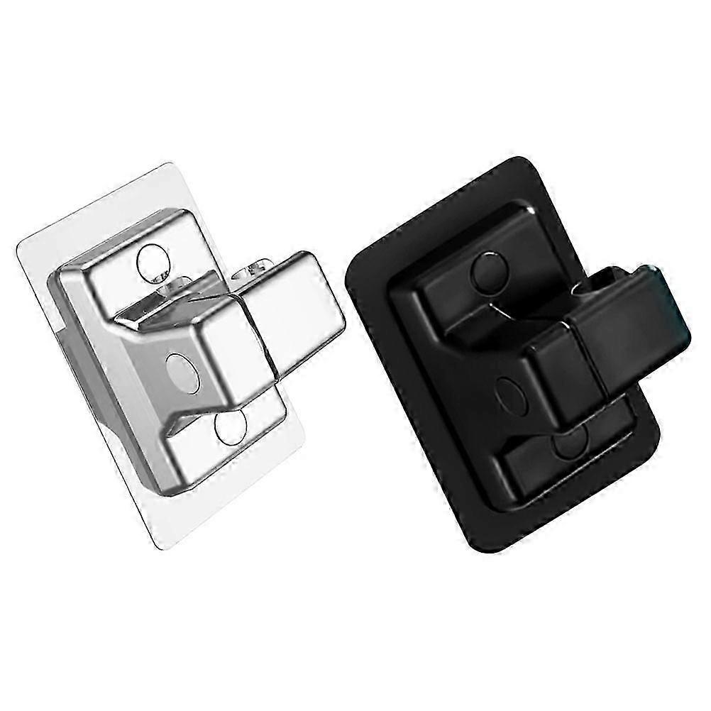 Bathroom Shower Head Bracket ABS Holder Rotation Design 2Pcs Set