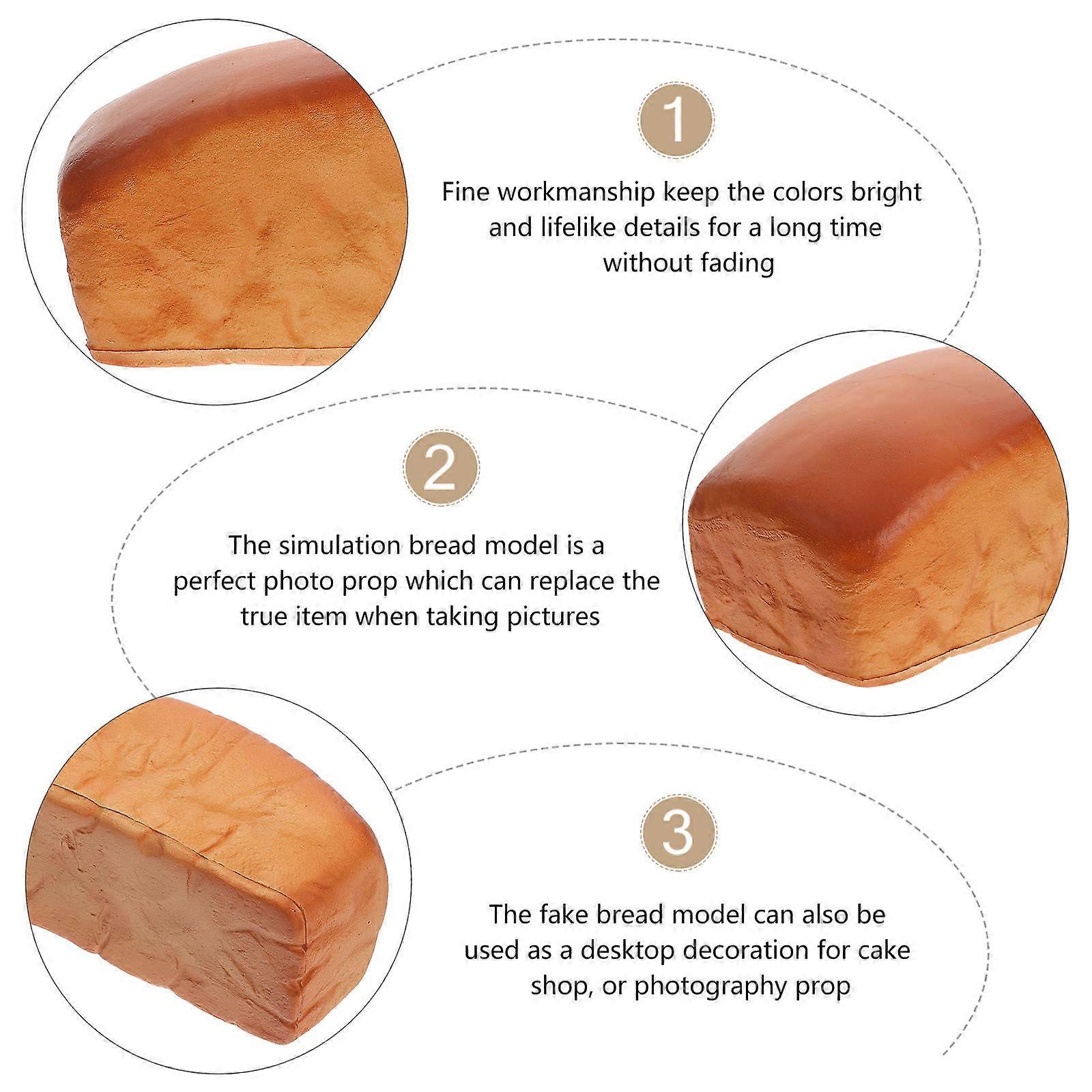 Realistic Fake Bread for Decoration with Simulation Bread Model