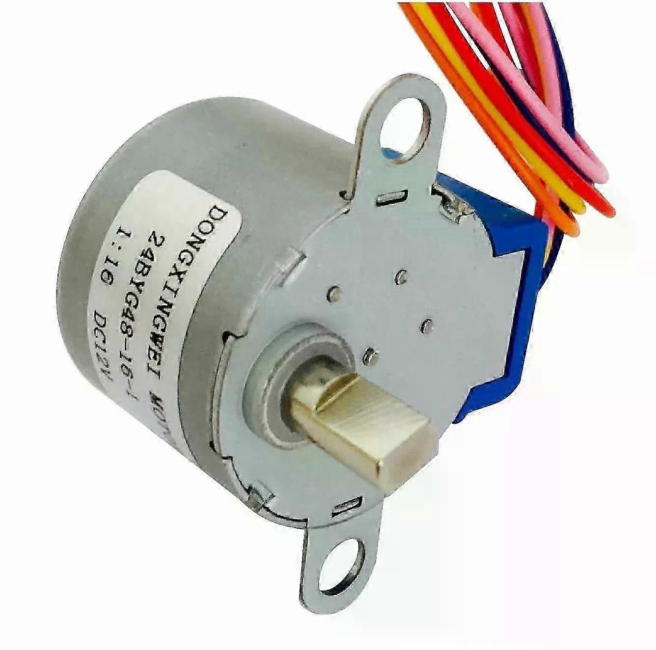 1 set of 24BYG48 DC 12V CNC geared stepper motor.
