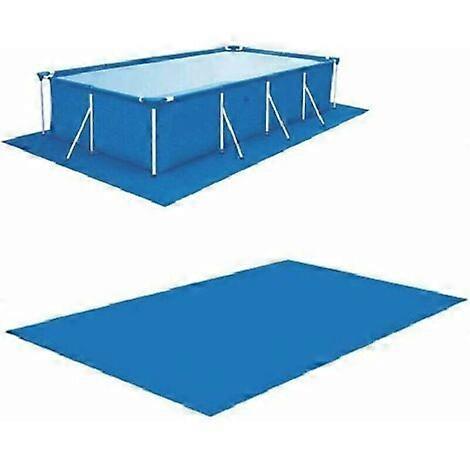 Rectangular pool mat, square pool floor mat, rectangular pool floor mat, foldable floor cover for frame pools, paddling pools, spas