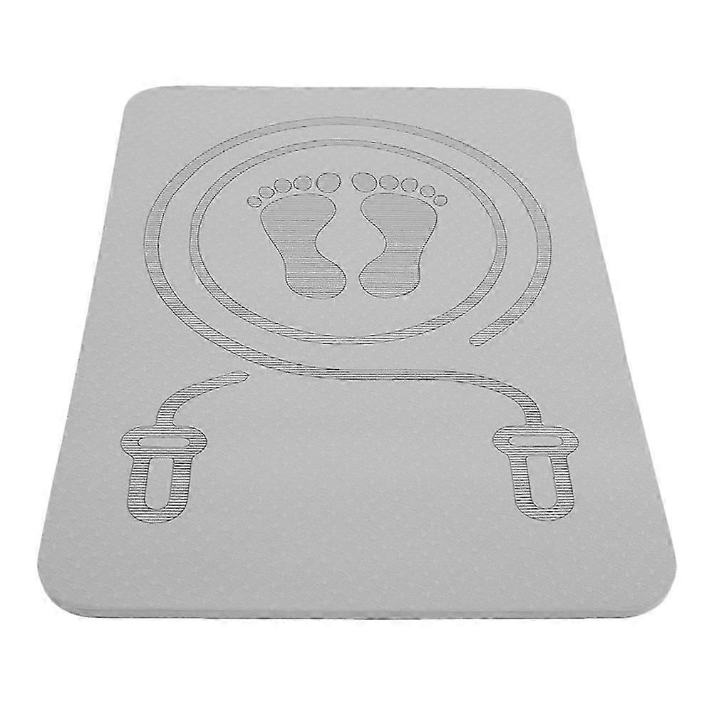 Fitness Training Jumping Mat For Exercise Users 60X40X0.4cm Grey Lightweight Multi-function 2Pcs