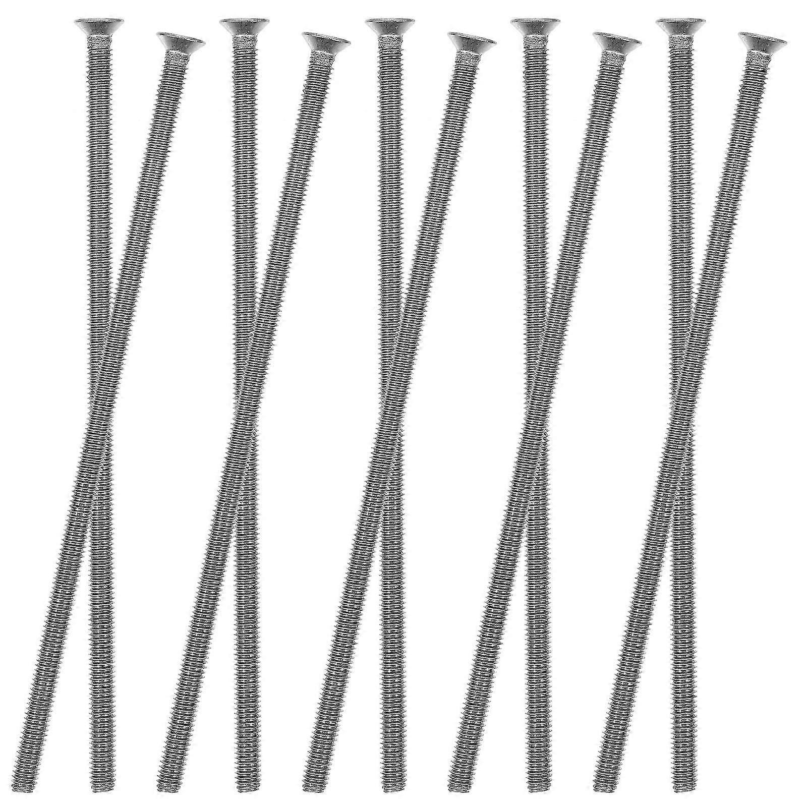 Long Screws For Electrical Outlets Flat Head Fixing Screws Diy Projects *110 10Pcs