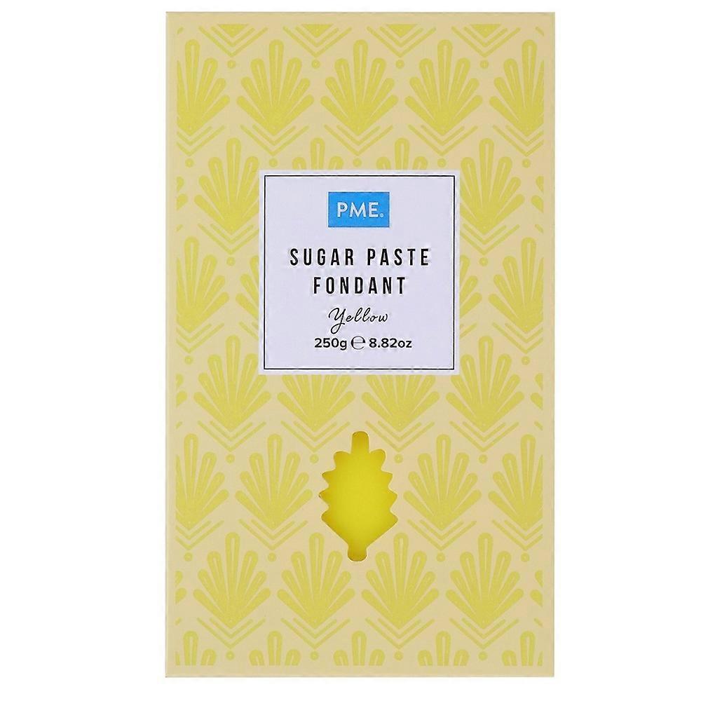 Sugar Paste: 250g PME Sugar Paste, Yellow