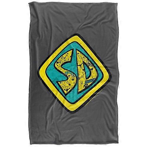 Scooby Doo Badge Soft Touch Blanket
