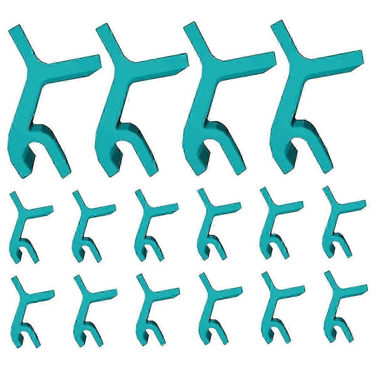 16PCS Tablettstapler Backblech Stapler Backblech Rack Tablettstapler für Backbleche für Kit