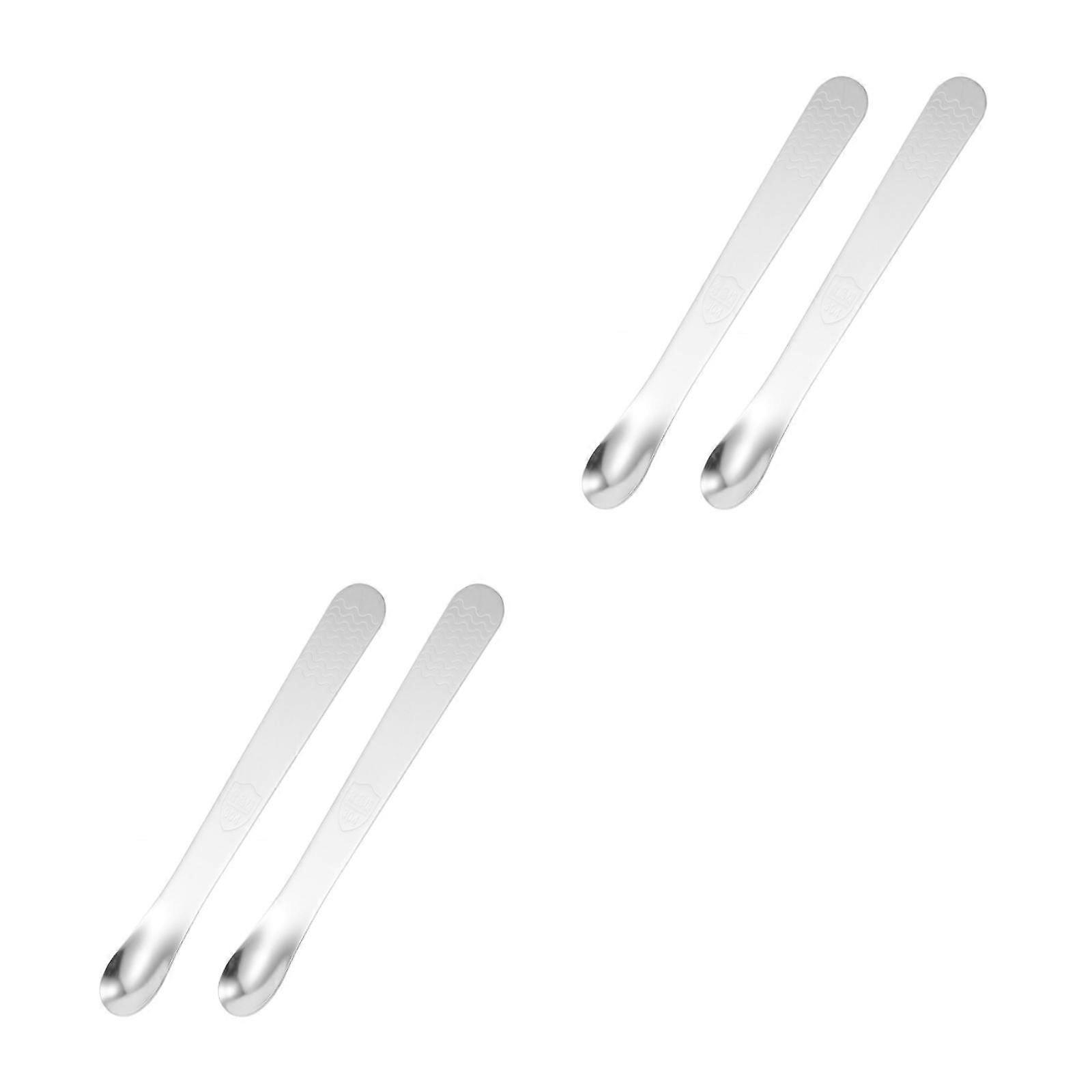 Practical Dumpling Stuffing Spoon for Kitchen 4Pcs Stainless Steel Scoop