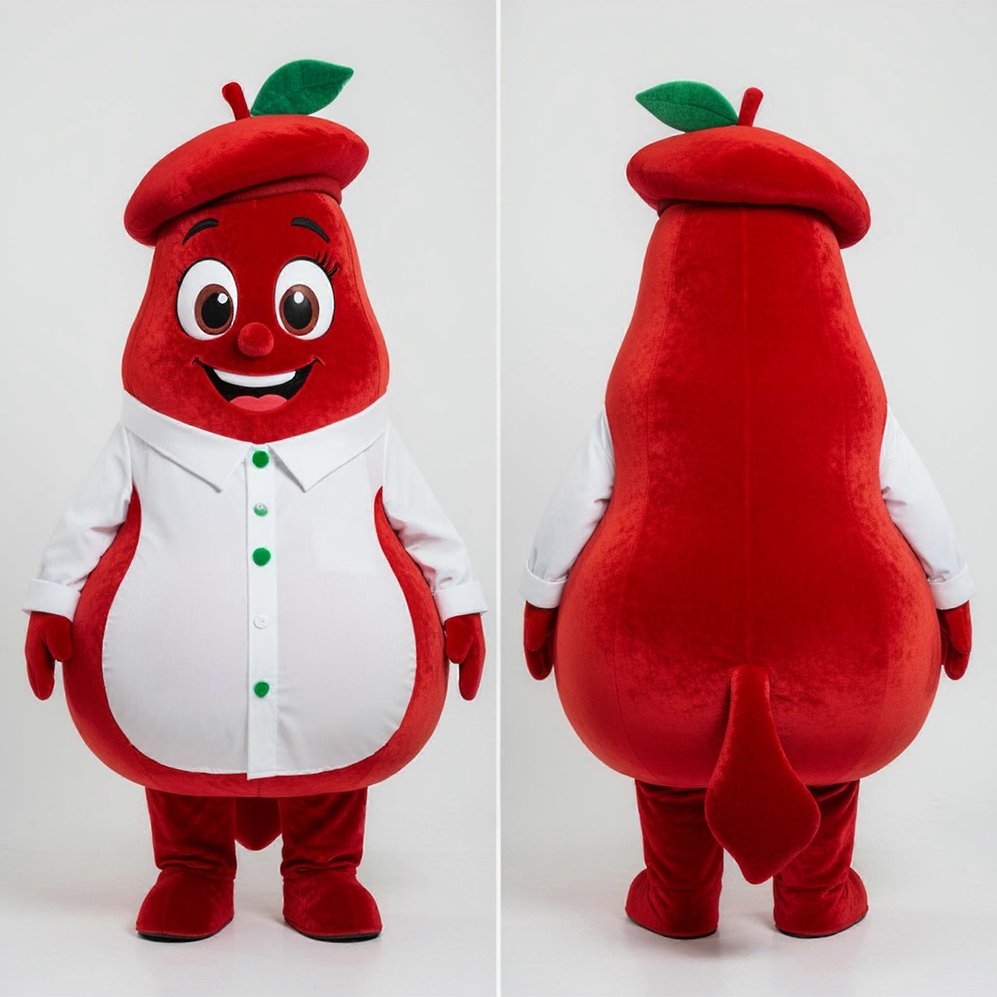 MASTICOT Crimson Velvety Pear Mascot
