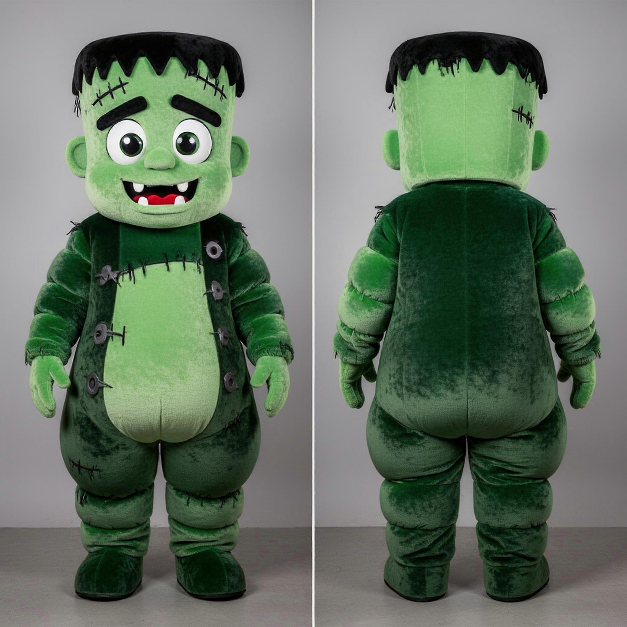 MASTICOT Jade Green Rounded Frankenstein Mascot