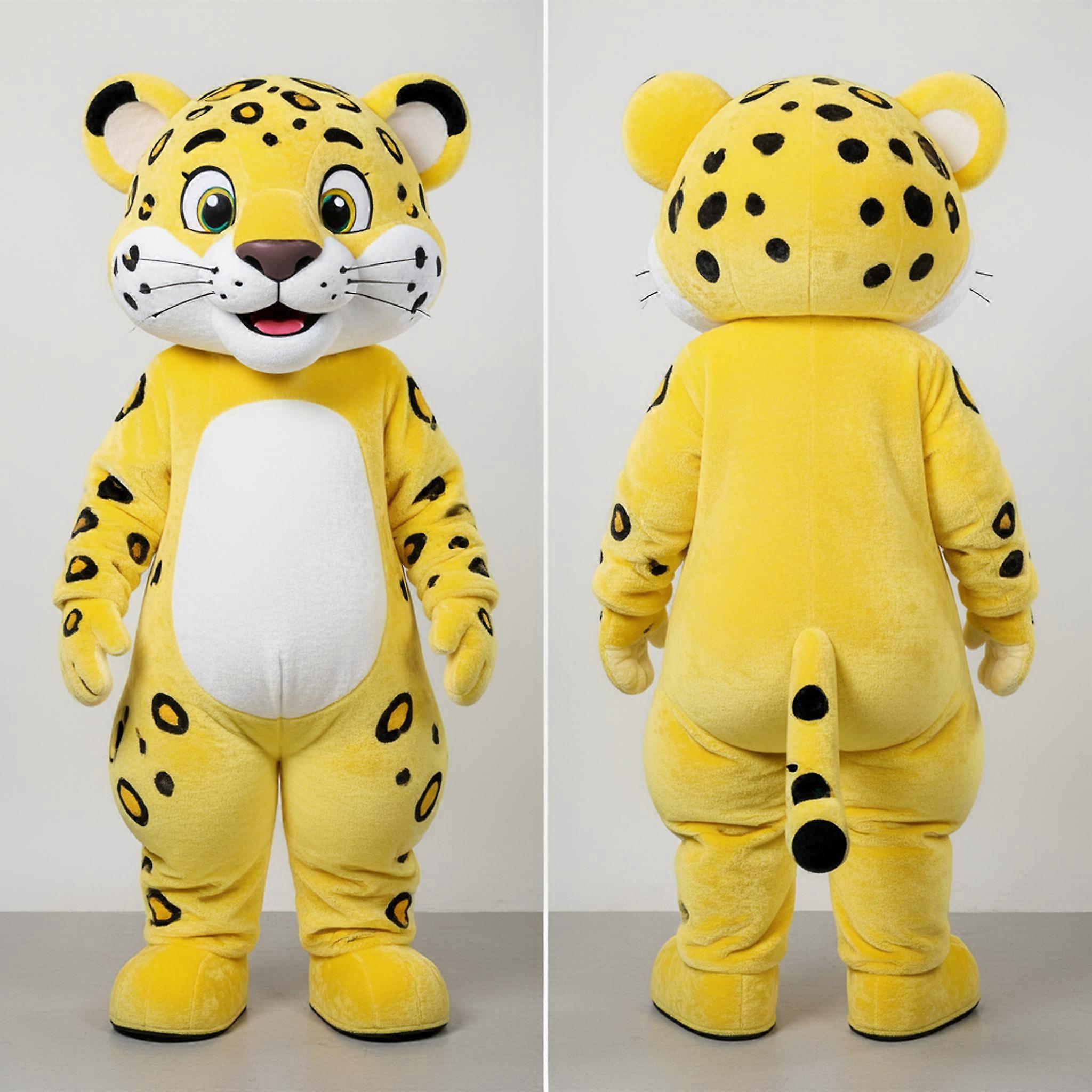 MASTICOT Lemon Yellow Rounded Jaguar Mascot