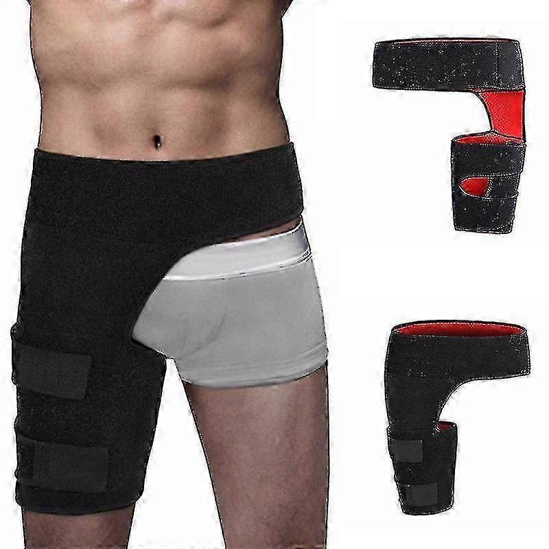 Groin Hip Brace Compression Wrap for Thigh Hamstring
