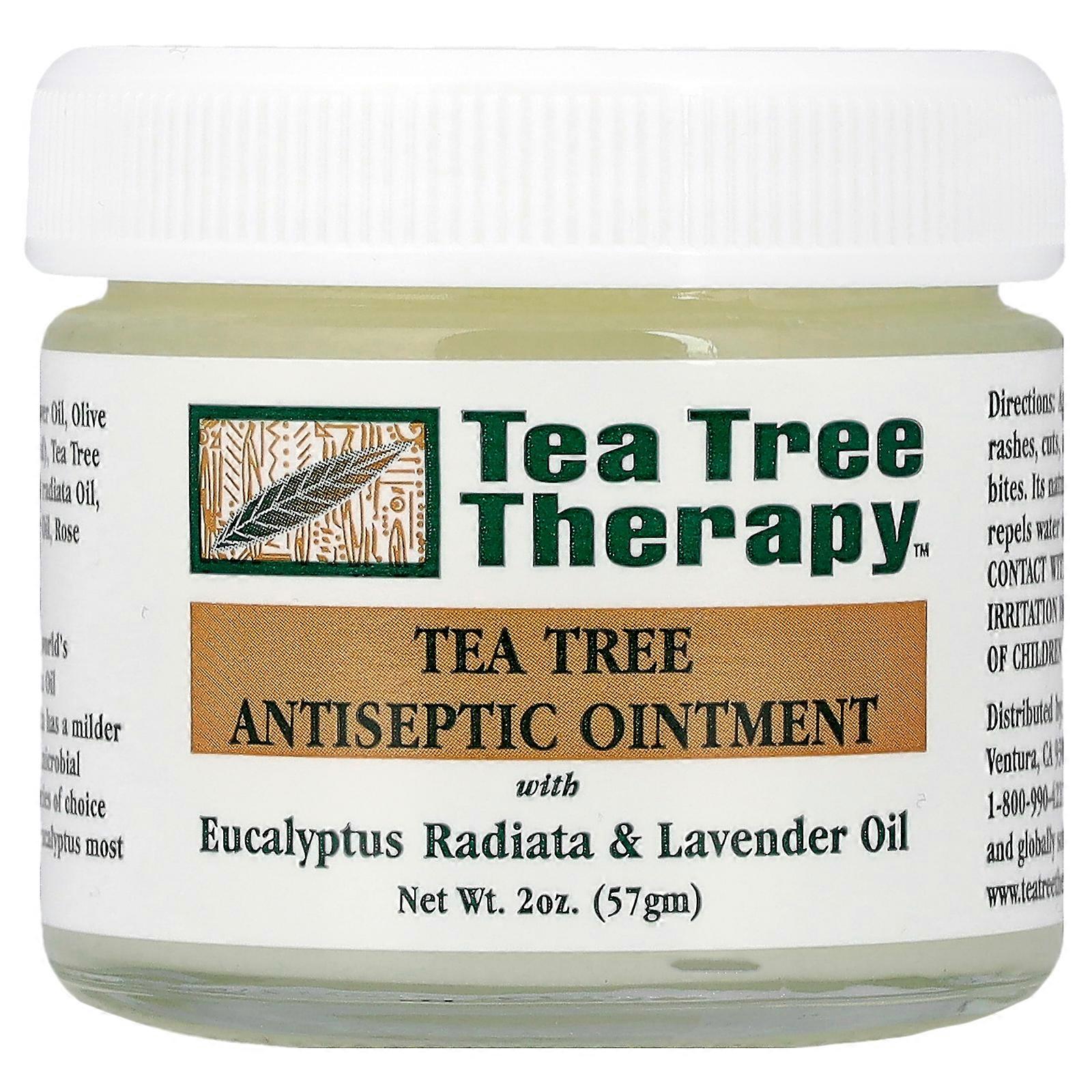 2 x Tea Tree Therapy, Tea Tree Antiseptic Ointment, 2 oz (57 g)