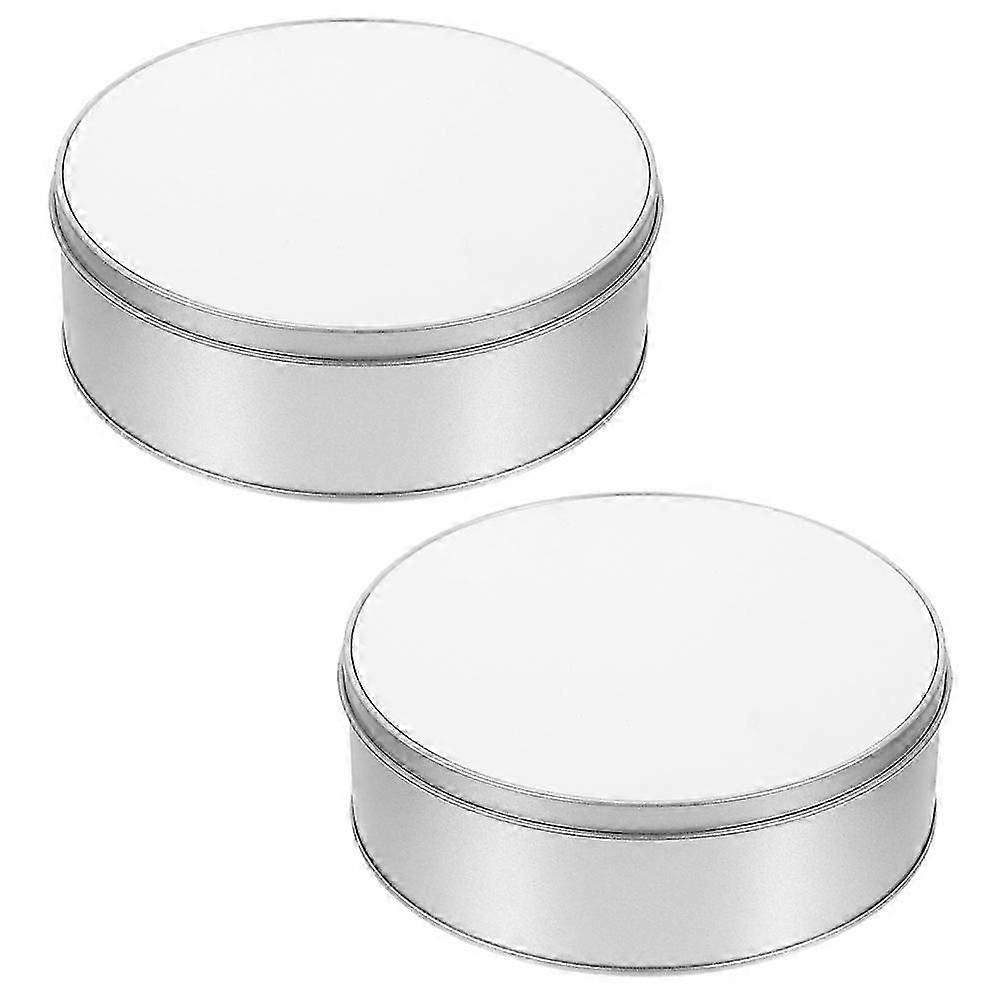 Iron Round Sublimation Candy Box 1Set Gift Storage Container