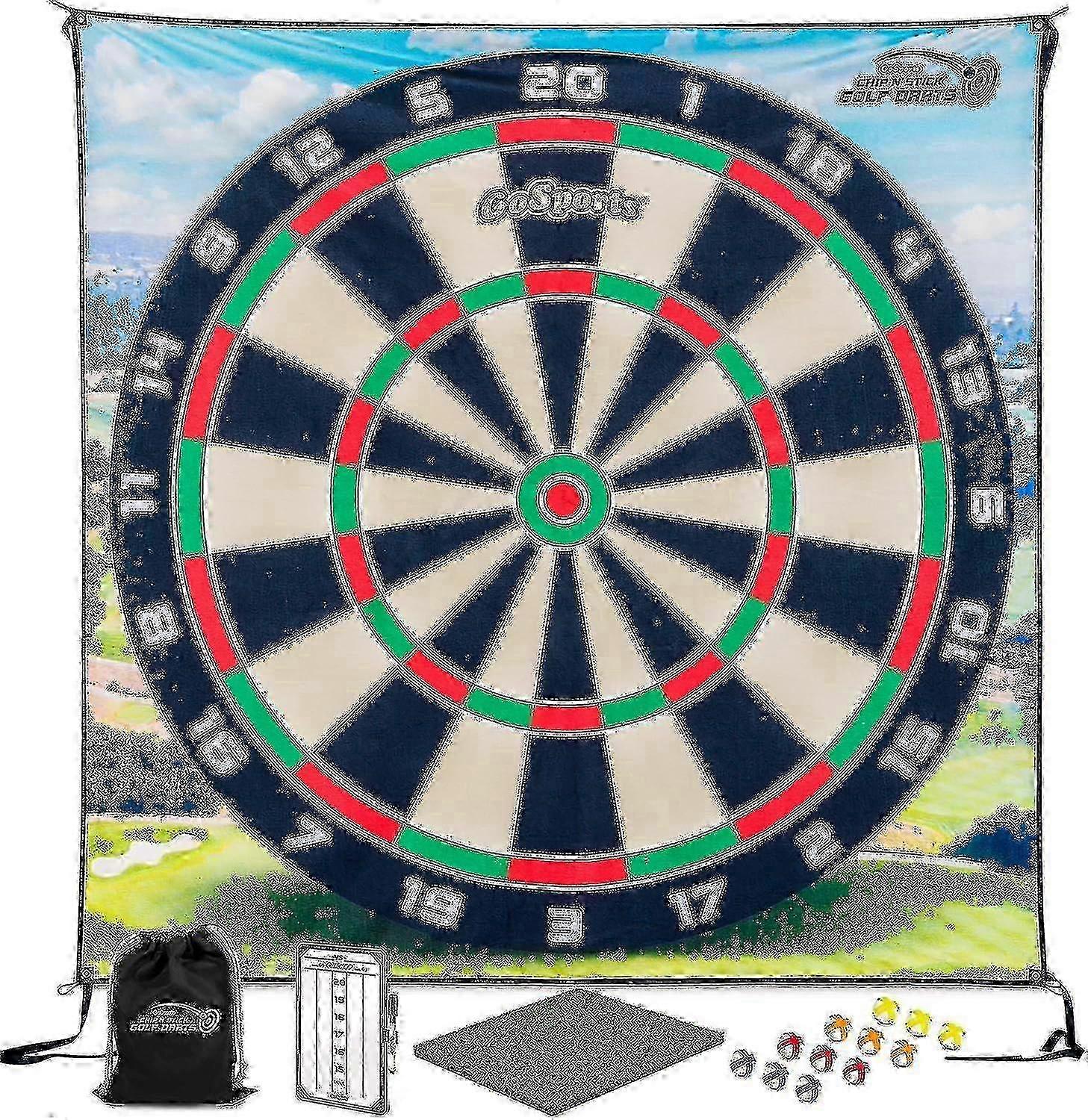 Chipping Mat With Stick Ball Target