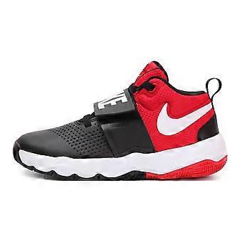 Nike Team Hustle Black University Red GS 881941-004