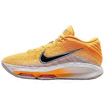 Nike GT Hustle 3 Halkfria Slitstarka Låga Basketskor Herr Orange Grå FV5952-800