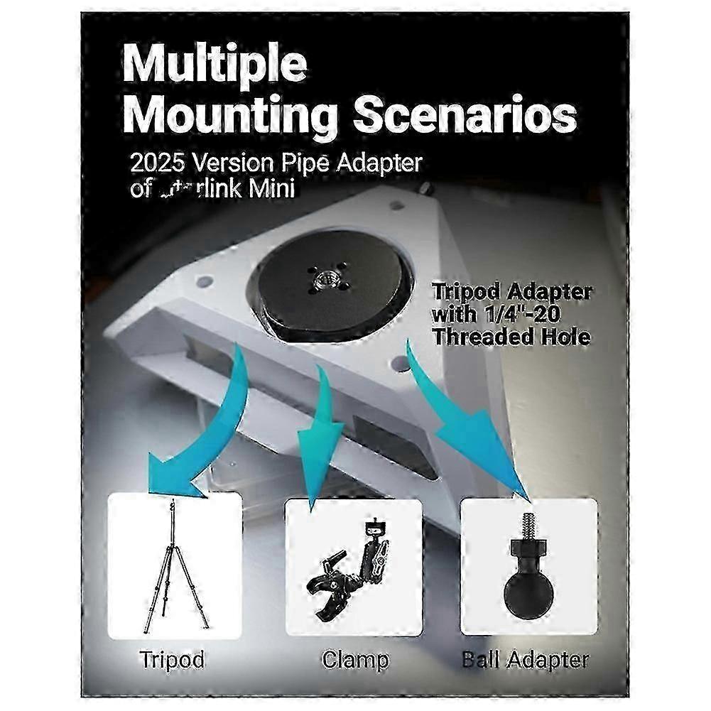 Robust Starlink Mini Tripod Adapter