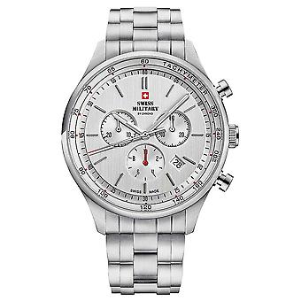 Wristwatch round with metal bracelet Watch for Men Analog Quartz with Stainless Steel Bracelet SM34081.02