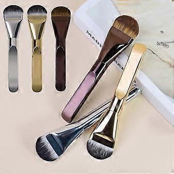 Ultradünner Foundation-Make-up-Pinsel, Rundkopf-Konturpinsel, Flacher Konturpinsel, Pinsel für gemischte Foundation-Creme-Make-up-Pinsel