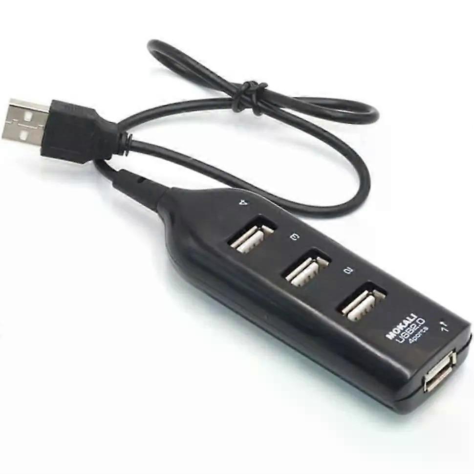 2.0 4 Port Hub Splitter for Computer and Tablet