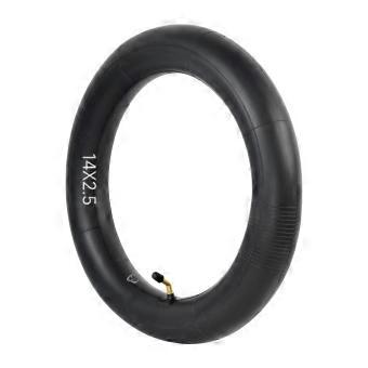 Accessories for 14x25 electric scooters, 14-inch electric bicycle scooter thickened curved inner tube accessories, 14x25 thickened inner tube (1 piece