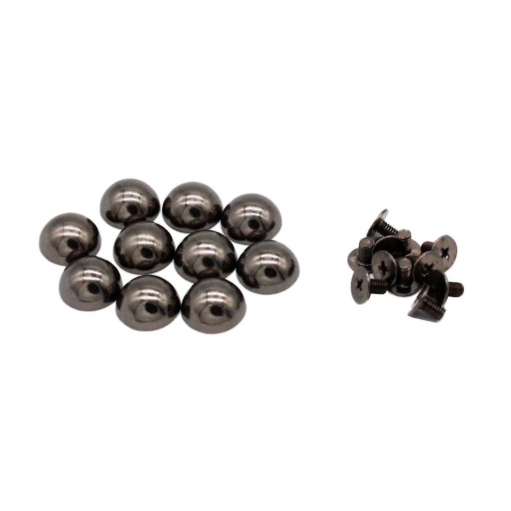 10x Rivets Studs Punk Spikes Screw Back Rivets DIY Bags  Studs Button