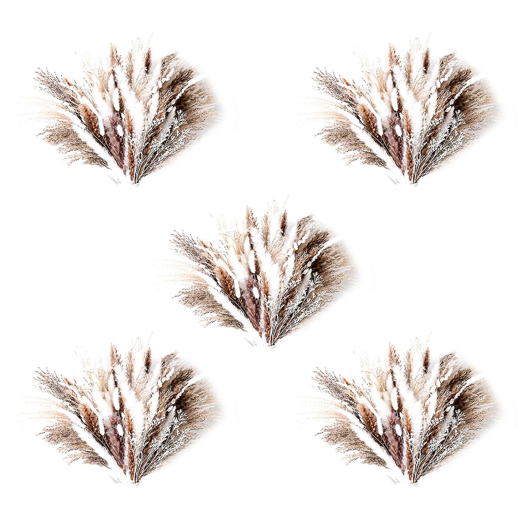 400pcs Natural Dried Pampas Grass Bouquet,boho Home Decor Bouquet, Phragmites Dried Flowers,bouquet