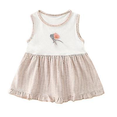 Mädchen Nähte Weste Rock Kinderkleid @bugu