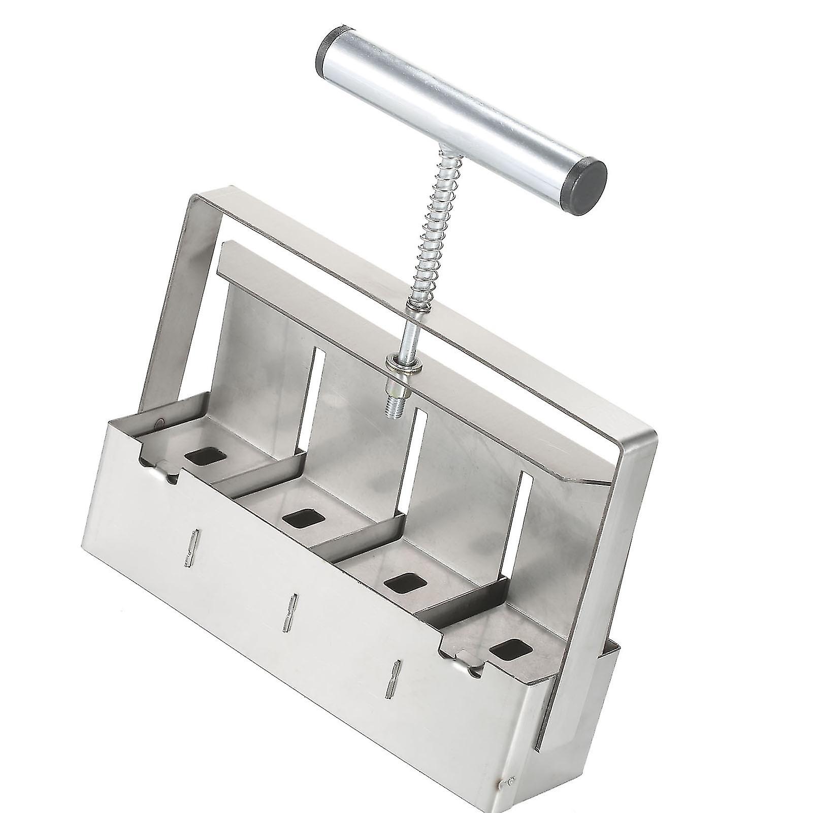 Handheld Soil Blocker, 2-inch Soil Block Maker, Soil Blocking Tool with Dibbles Dibbers for Garden Prep