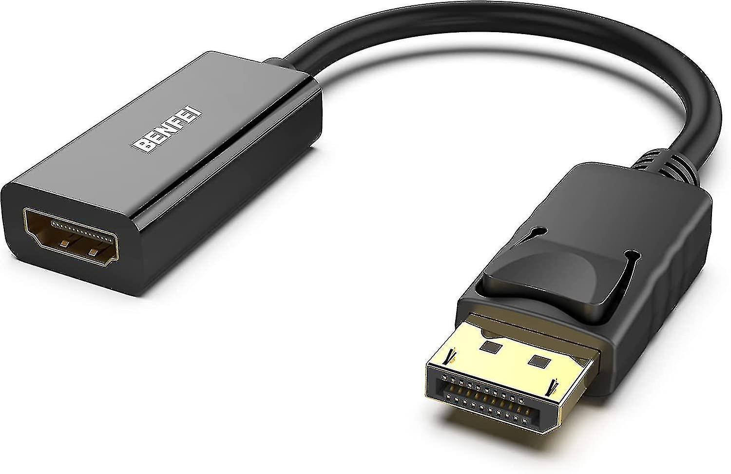Adaptateur DVI Vers HDMI BENFEI Bidirectionnel - Pack De 2 - Plaqué Or - Résolution 1080P
