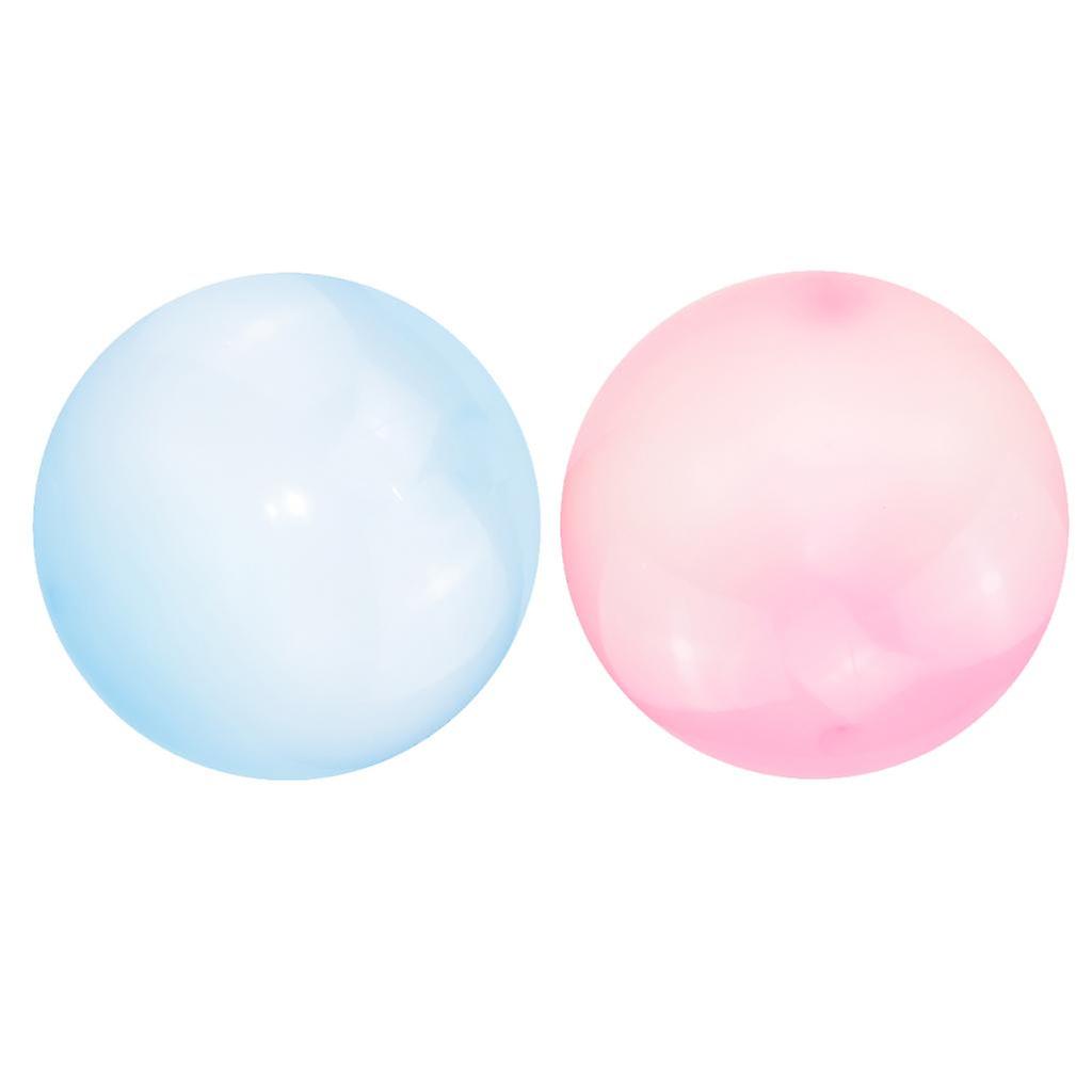 2x Inflatable Bubble Ball Super Stretch Bubbles Balloon Outdoor Party S