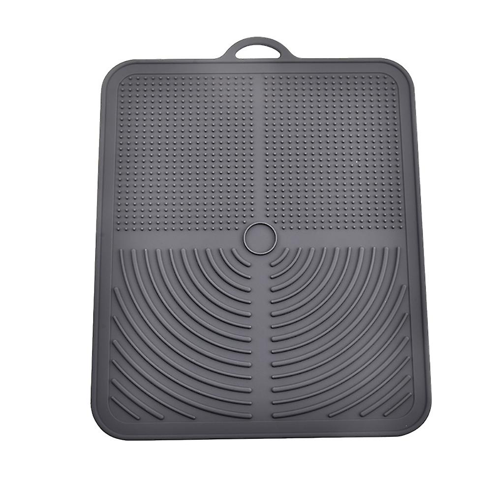 Kitchen Sink Silicone Drying Mat Multi-functional Drain Pad Dish Draining Tray for kitchen