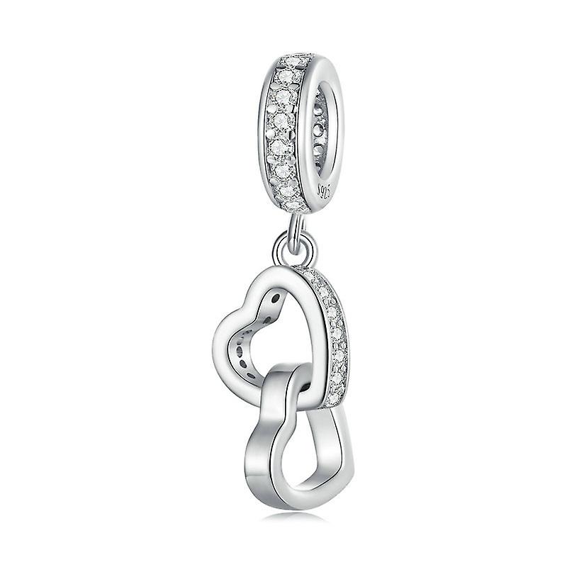 SCC2455 Interlocking Love Heart Shape Pendant